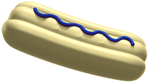 Hotdog en 3D